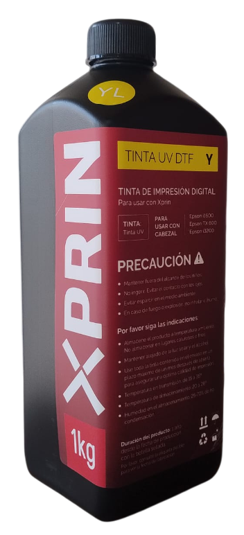 TINTA UV DTF XPRIN AMARILLO R (1 Kg.)