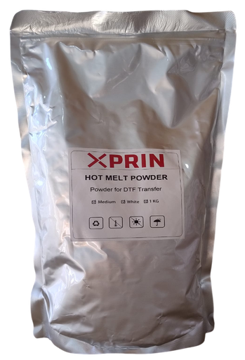 [81003002] POLVO ADHESIVO DTF XPRIN (1 KG.) (Medio 120um) TPU Alta elasticidad