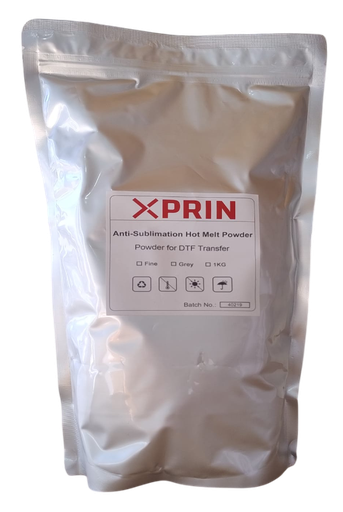 [81003007] POLVO ADHESIVO DTF XPRIN ANTISUBLIMACIÓN GRIS (1 KG.)